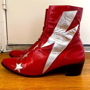 Patent Leather Bowie Boots